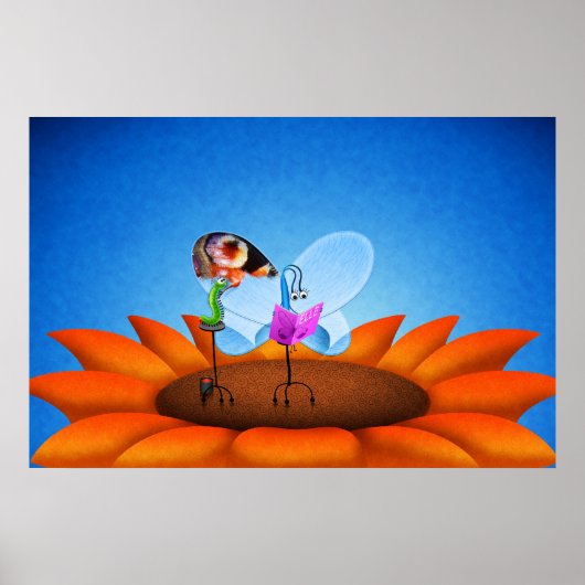 Schmetterling Poster (Vorne)