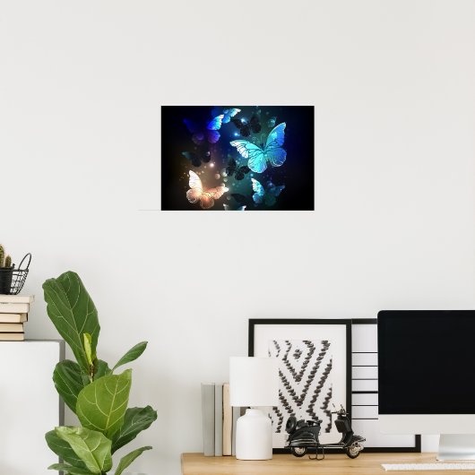 Schmetterling Poster (Heimbüro)
