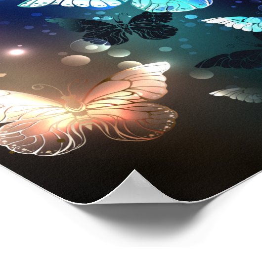 Schmetterling Poster (Ecke)