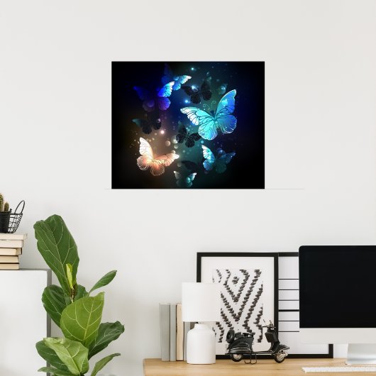 Schmetterling Poster (Heimbüro)
