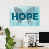 Schmetterling Poster (Heimbüro)