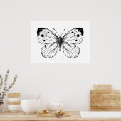 Schmetterling Poster (Küche)