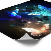 Schmetterling Poster (Ecke)