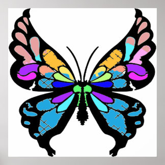 Schmetterling Poster