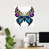 Schmetterling Poster (Heimbüro)