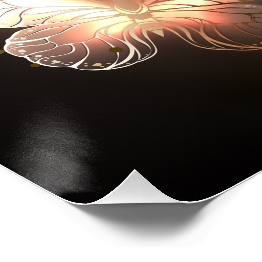 Schmetterling Poster (Ecke)