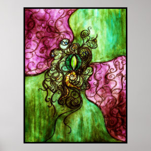 Schmetterling Poster