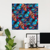 Schmetterling Poster (Heimbüro)