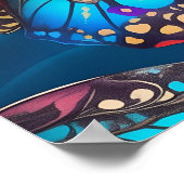 Schmetterling Poster (Ecke)