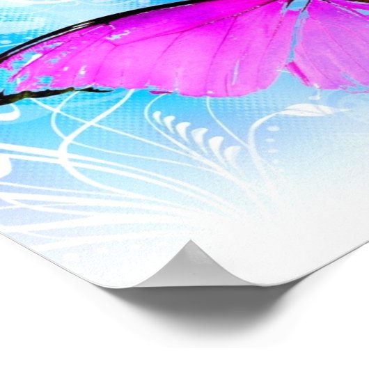 Schmetterling Poster (Ecke)