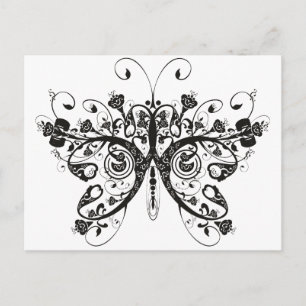 Schmetterling Postkarte