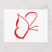 Schmetterling Postkarte (Vorderseite)