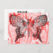 schmetterling. postkarte (Vorne/Hinten)
