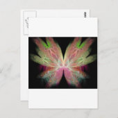 Schmetterling Postkarte (Vorne/Hinten)