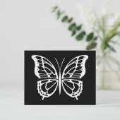 Schmetterling Postkarte (Stehend Vorderseite)