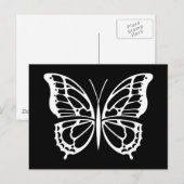 Schmetterling Postkarte (Vorne/Hinten)