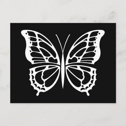 Schmetterling Postkarte (Vorderseite)