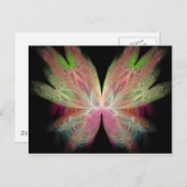 Schmetterling Postkarte (Vorne/Hinten)