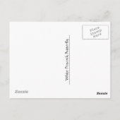 Schmetterling Postkarte (Rückseite)