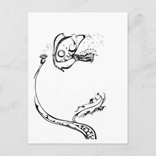 Schmetterling Postkarte (Vorderseite)