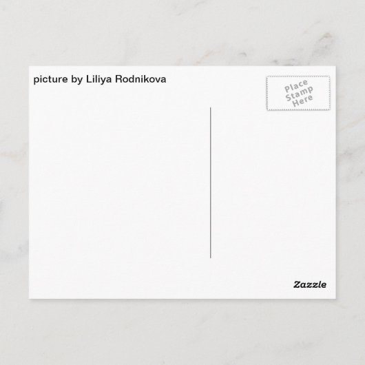 Schmetterling Postkarte (Rückseite)