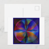 Schmetterling Postkarte (Vorne/Hinten)
