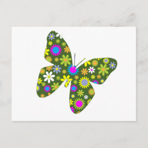 Schmetterling Postkarte