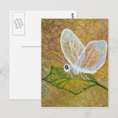 Schmetterling Postkarte (Vorne/Hinten)
