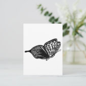 Schmetterling Postkarte (Stehend Vorderseite)