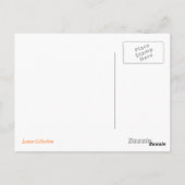 Schmetterling Postkarte (Rückseite)