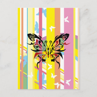 Schmetterling Postkarte