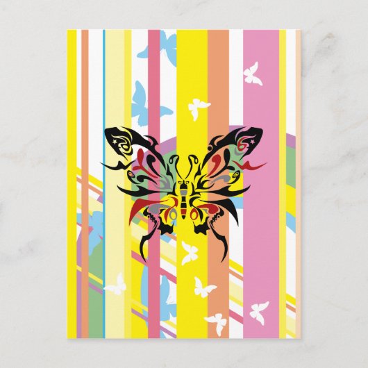 Schmetterling Postkarte (Vorderseite)