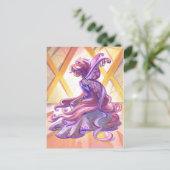 Schmetterling Postkarte (Stehend Vorderseite)