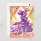 Schmetterling Postkarte (Vorne/Hinten)