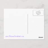 Schmetterling Postkarte (Rückseite)