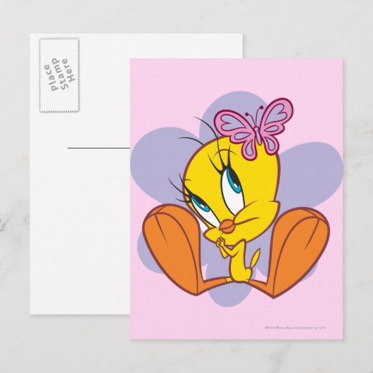 Schmetterling Postkarte (Vorne/Hinten)