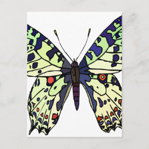 Schmetterling Postkarte