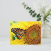 Schmetterling Postkarte (Stehend Vorderseite)