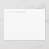Schmetterling Postkarte (Vorderseite)