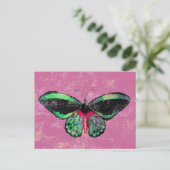 Schmetterling ~ Postkarte / Einladung (Stehend Vorderseite)