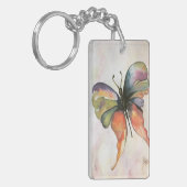 Schmetterling/QUEEN Akryllischer Schlüsselanhänger (Vorderseite links)