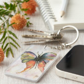 Schmetterling/QUEEN Akryllischer Schlüsselanhänger (Vorderseite rechts)