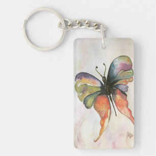 Schmetterling/QUEEN Akryllischer Schlüsselanhänger