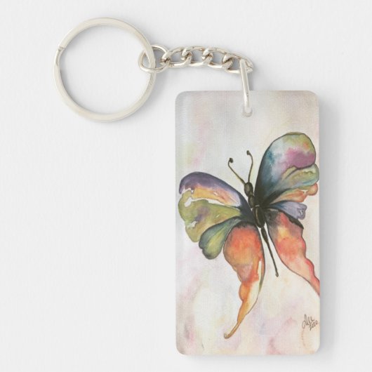 Schmetterling/QUEEN Akryllischer Schlüsselanhänger (Vorderseite)
