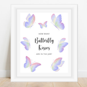 Schmetterling rate wie viele Schmetterlingsküsse Poster