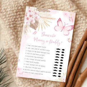 Schmetterling-Ratespiel: Mummy oder Daddy