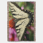 Schmetterling & Regentropfen Keuchblanket Decke (Vorderseite Vertikal)