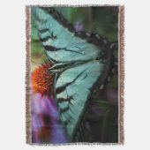 Schmetterling & Regentropfen Keuchblanket Decke (Vorderseite Vertikal)