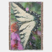 Schmetterling & Regentropfen Keuchblanket Decke (Vorderseite Vertikal)