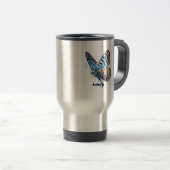 Schmetterling Reisebecher (VorderseiteRechts)
